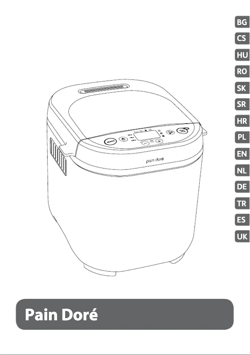 Página 1 del manual Manual de usuario Tefal Pain Dore PF2101