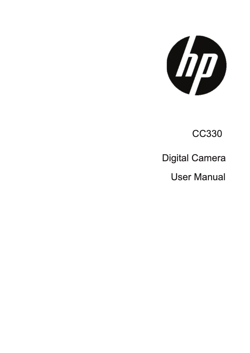 Página 1 del manual Manual de instrucciones HP CC330