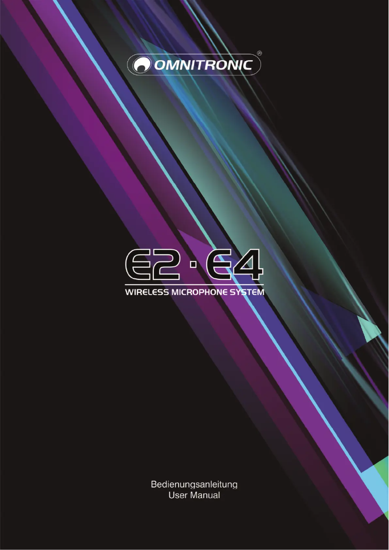 Page 1 de la notice Manuel utilisateur Omnitronic E 518