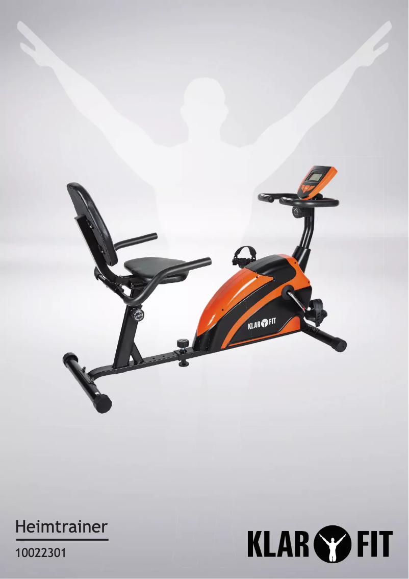 Page 1 de la notice Manuel utilisateur Klarfit Recumbent Relaxbike 5G