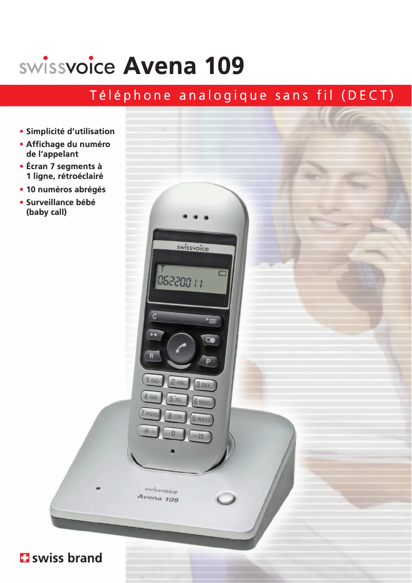 Página nº 1 - Ficha técnica Swissvoice Avena 109