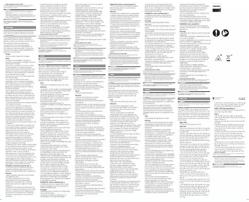 Página 1 del manual Manual de usuario Philips EasySpeed GC2049