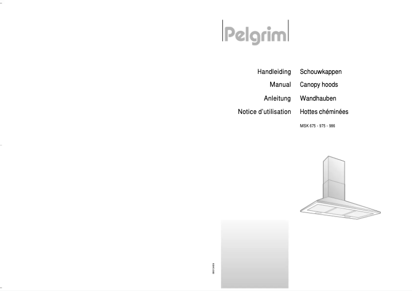 Page 1 de la notice Manuel utilisateur Pelgrim MSK986