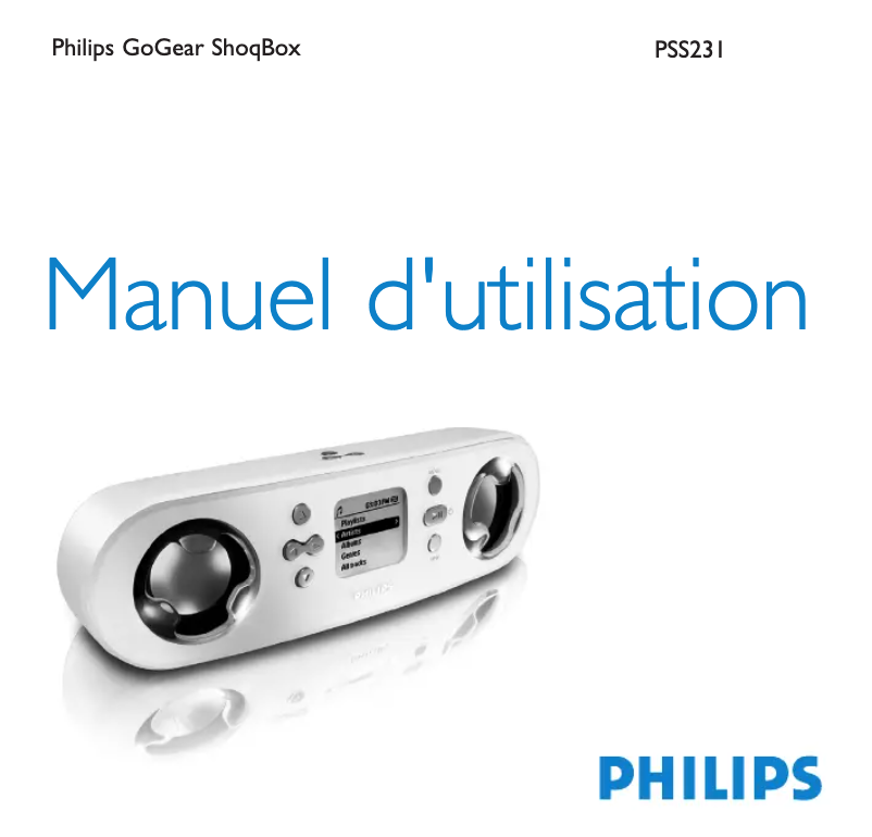 Página 1 del manual Manual de usuario Philips GoGear PSS231