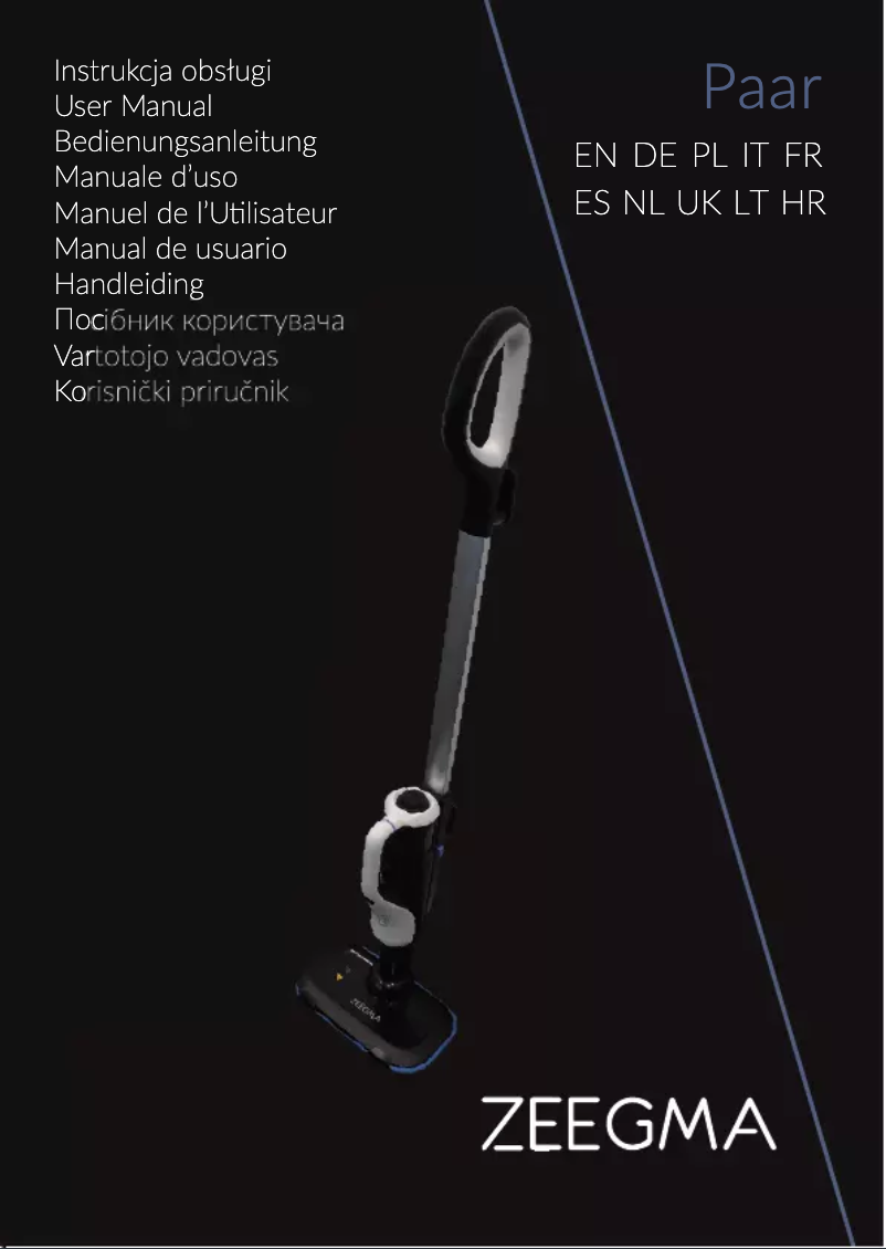 Page 1 de la notice Manuel utilisateur Zeegma Paar