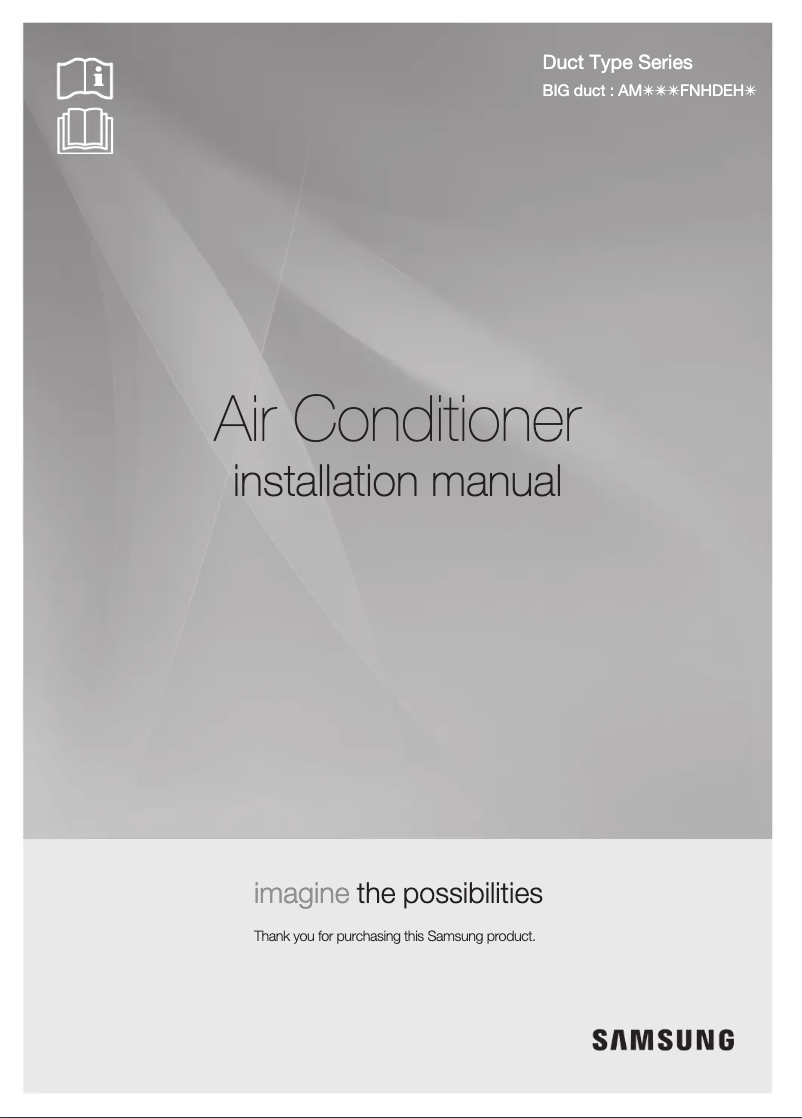 Página 1 del manual Guía de instalación Samsung AM220FNHDEH/EU