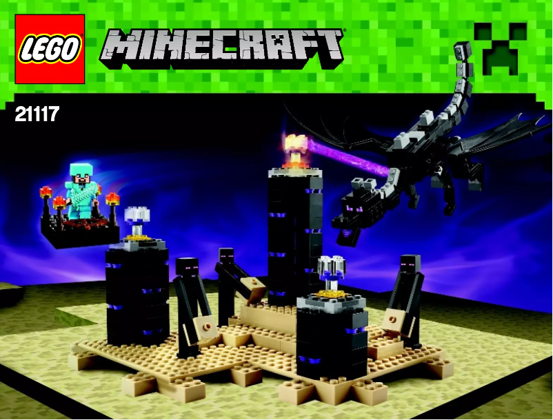 Página 1 del manual Instrucciones visuales Lego Minecraft 21117