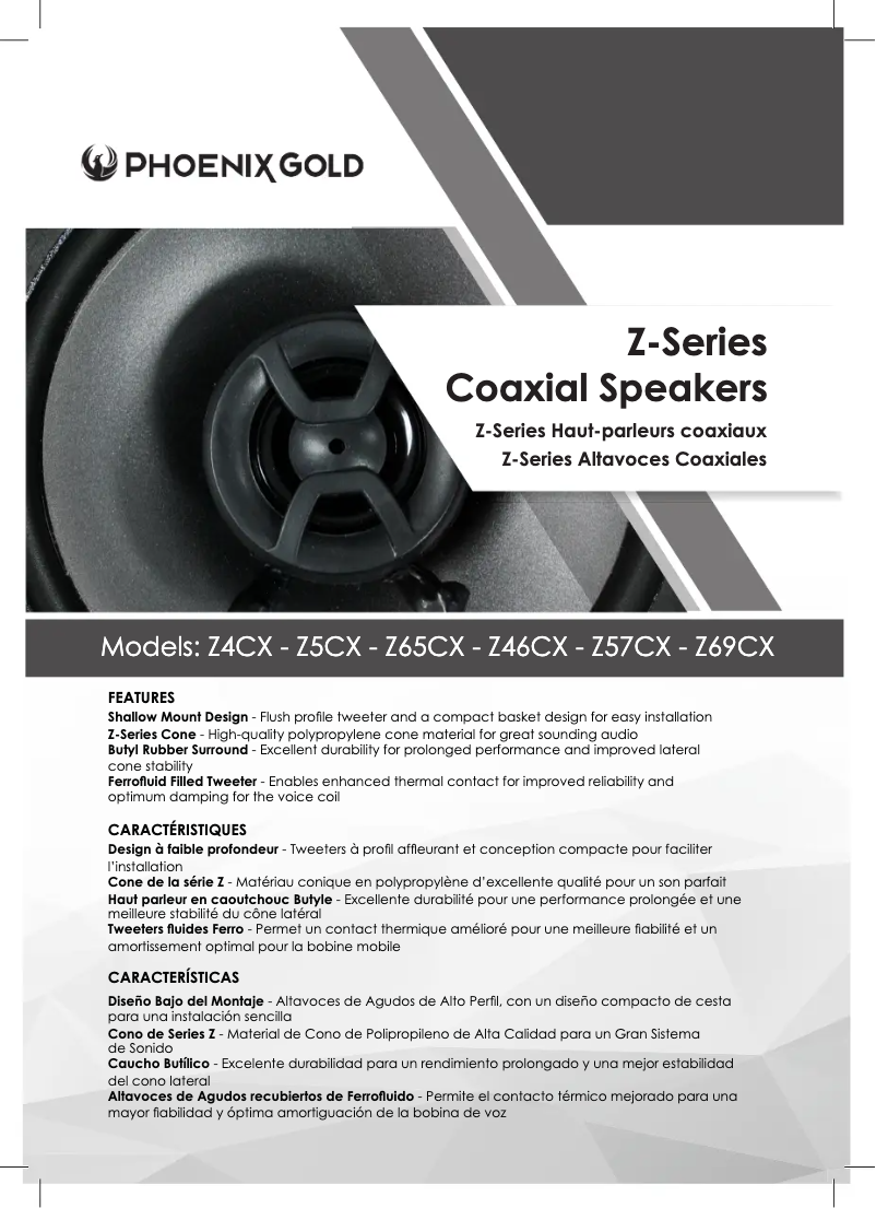 Página 1 del manual Manual de usuario Phoenix Gold Z65CX