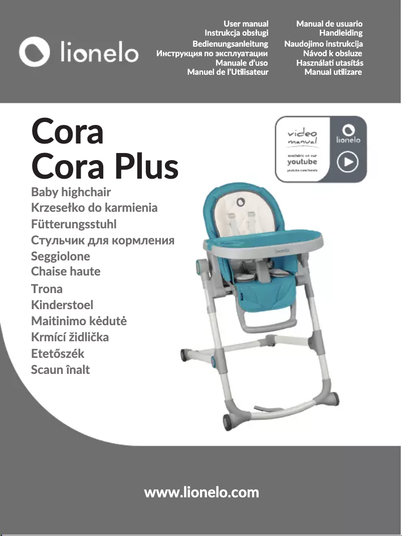 Page 1 de la notice Manuel utilisateur Lionelo Cora