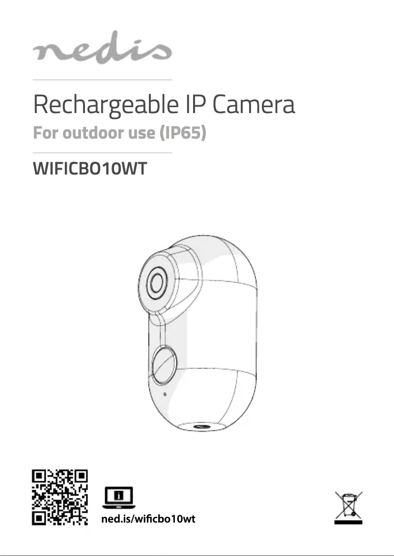 Page 1 de la notice Manuel utilisateur Nedis WIFICBO10WT