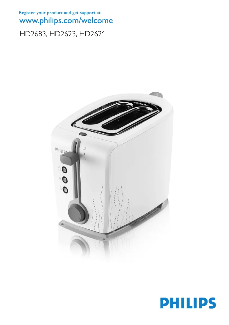 Page n°1 - Manuel utilisateur Philips HD2621