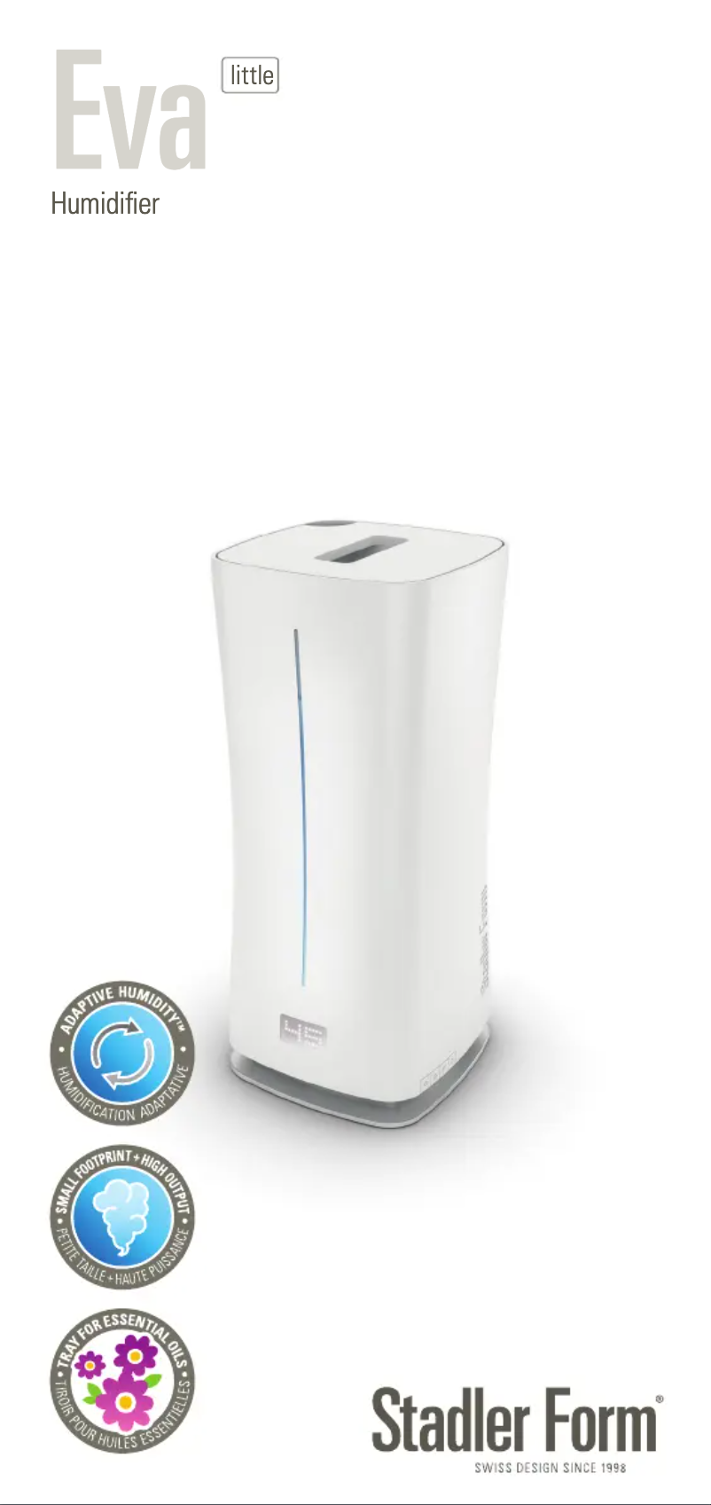 Page 1 de la notice Fiche technique Stadler Form Eva Little