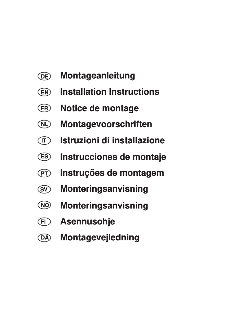 Page 1 de la notice Guide d'installation Bosch DWK096652