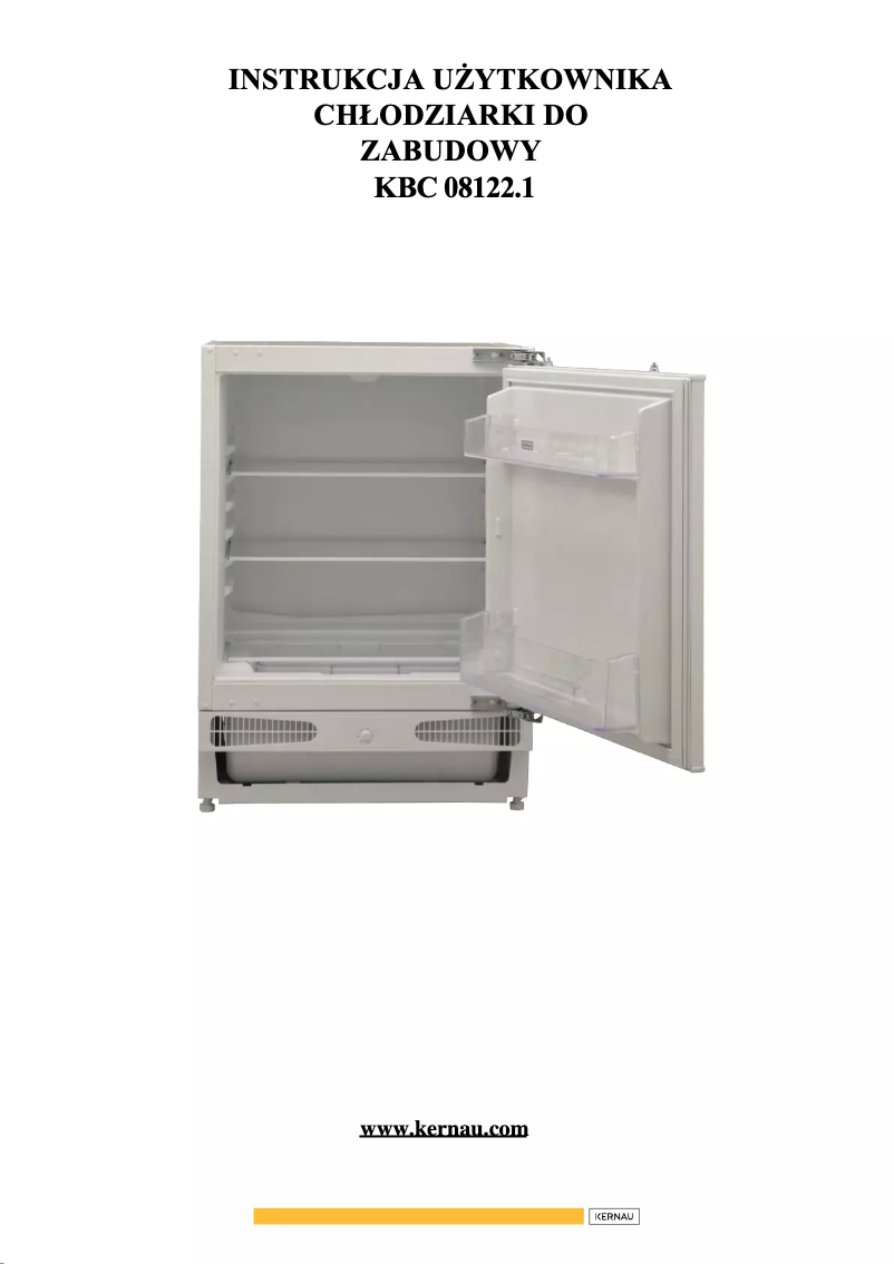 Página 1 del manual Manual de usuario Kernau KBC08122