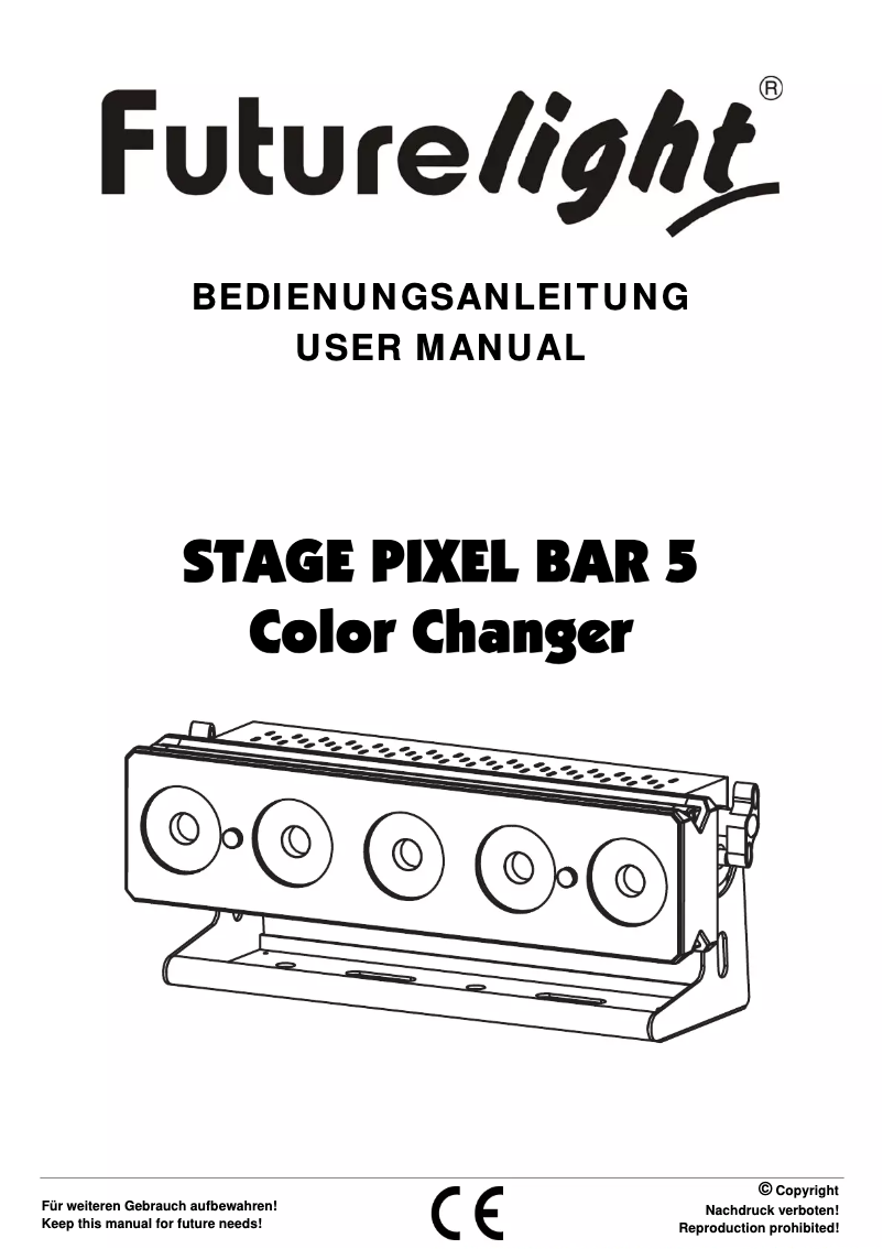 Página 1 del manual Manual de usuario Futurelight Stage Pixel Bar 5