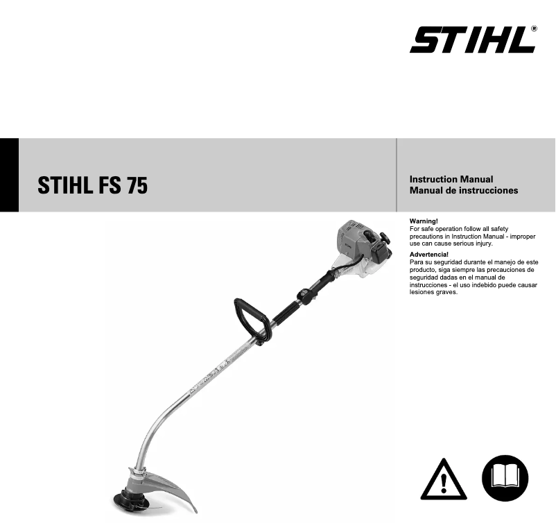 Page 1 de la notice Manuel utilisateur Stihl FS 75