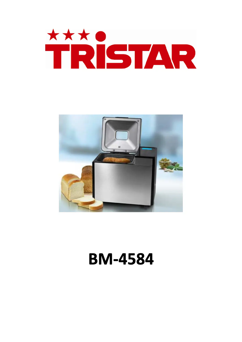Página 1 del manual Manual de usuario TriStar BM-4584