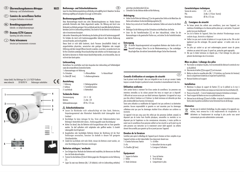Page 1 of the manual User Manual Pentatech KA25