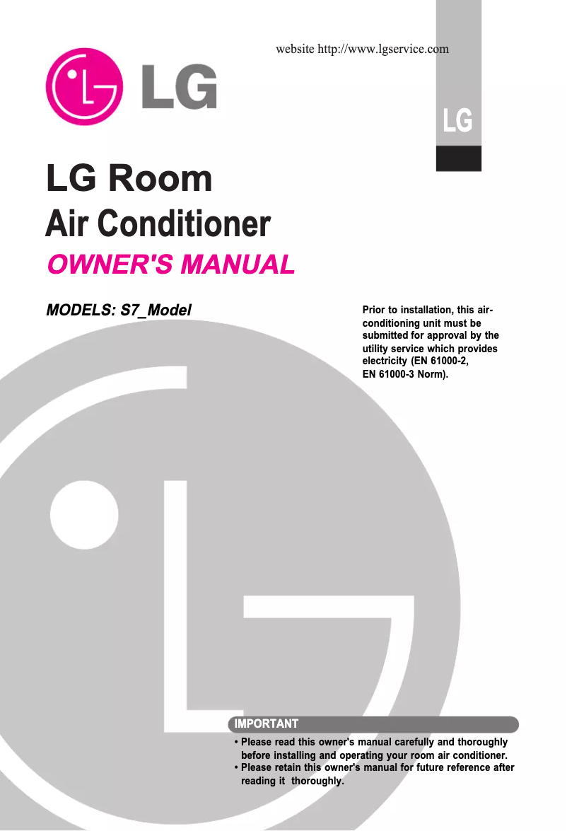 Página 1 del manual Manual de usuario LG A10FG