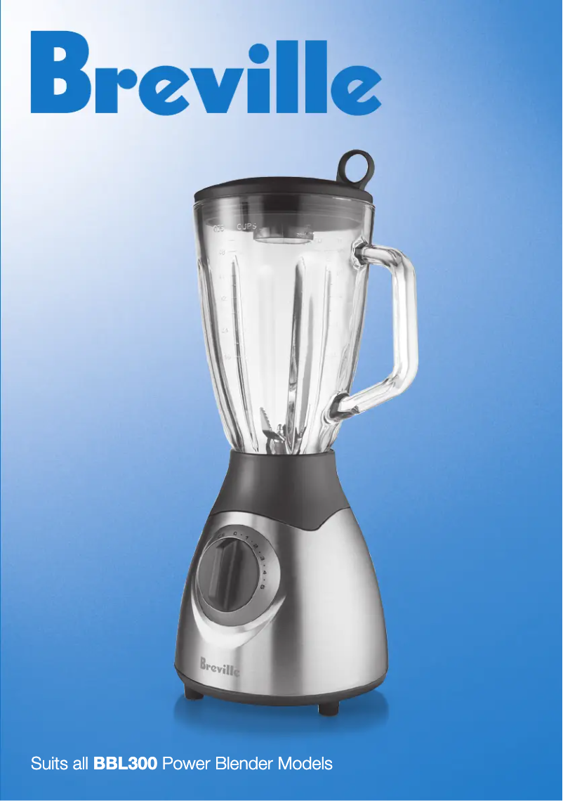 Page 1 de la notice Manuel utilisateur Breville BBL300