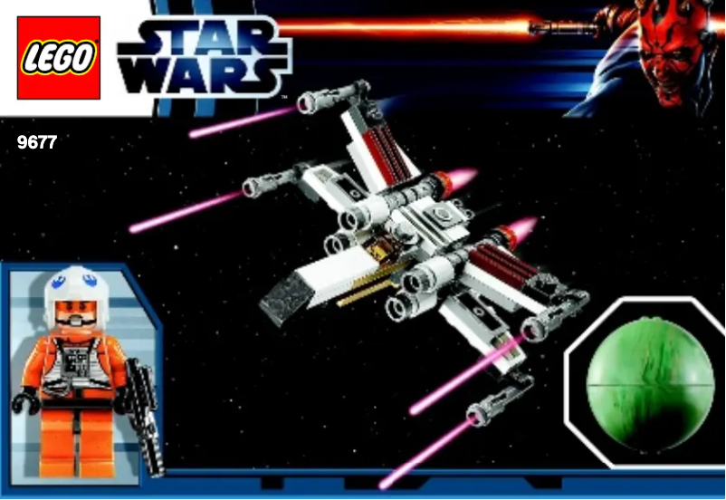 Página 1 del manual Manual de usuario Lego X-wing Starfighter (TM) & Yavin 4 (TM)