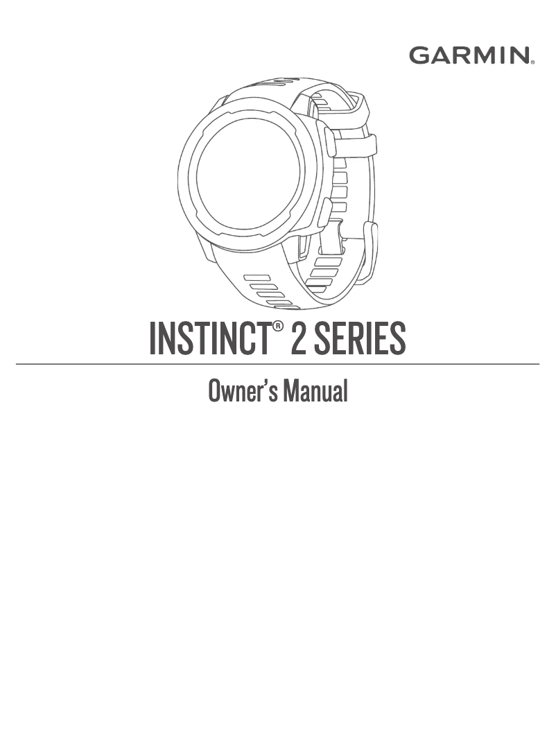 Page 1 de la notice Manuel utilisateur Garmin Instinct Solar Tactical Edition