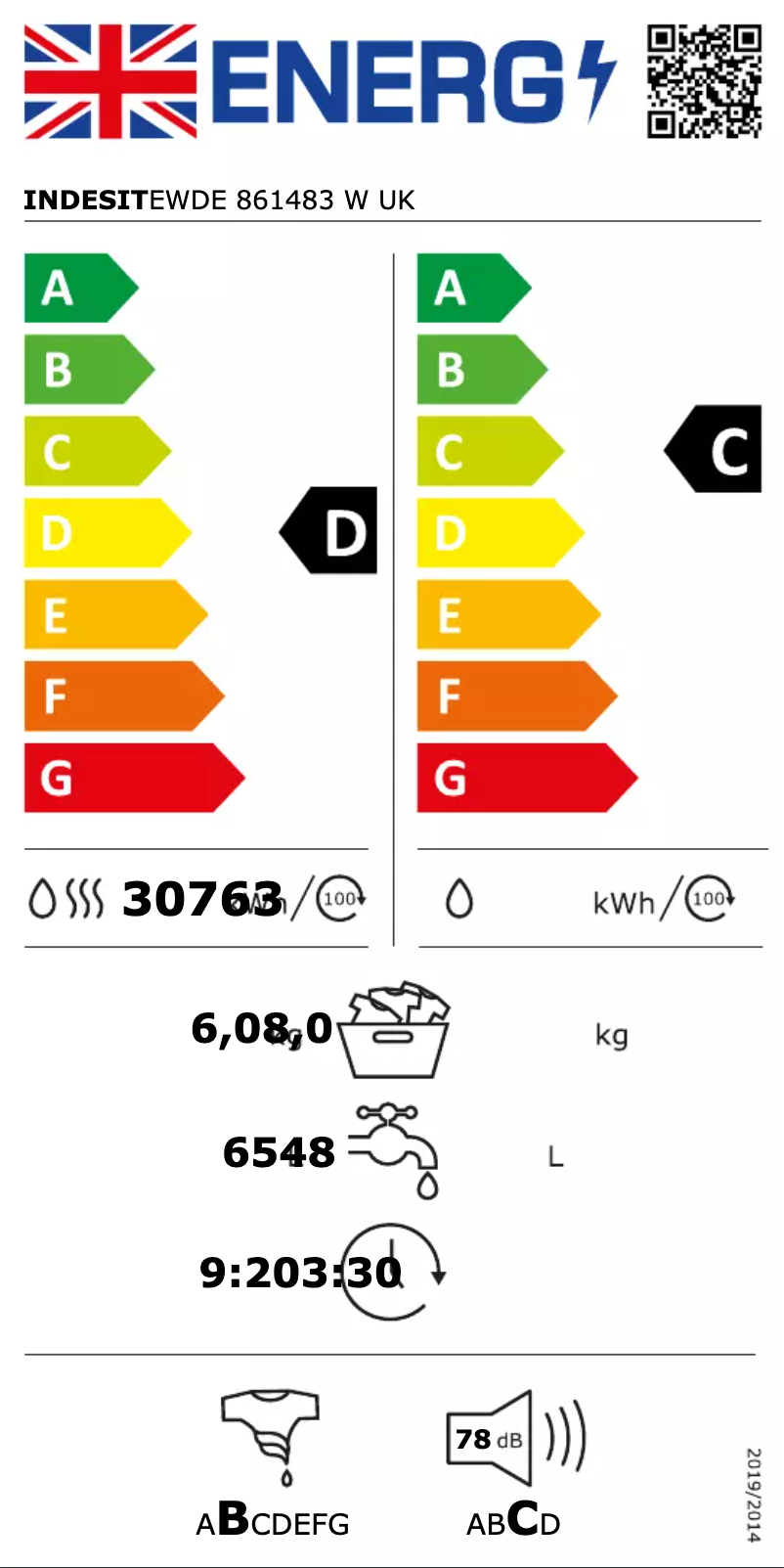 Image de la première page du manuel de l'appareil EWDE 861483 W UK