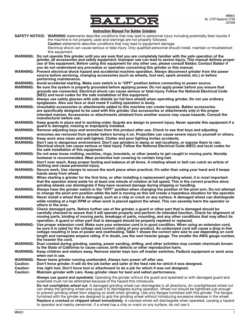 Page 1 de la notice Manuel utilisateur ABB 7B8107WD