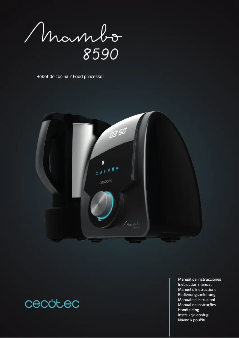 Page 1 de la notice Manuel utilisateur Cecotec Mambo 8590
