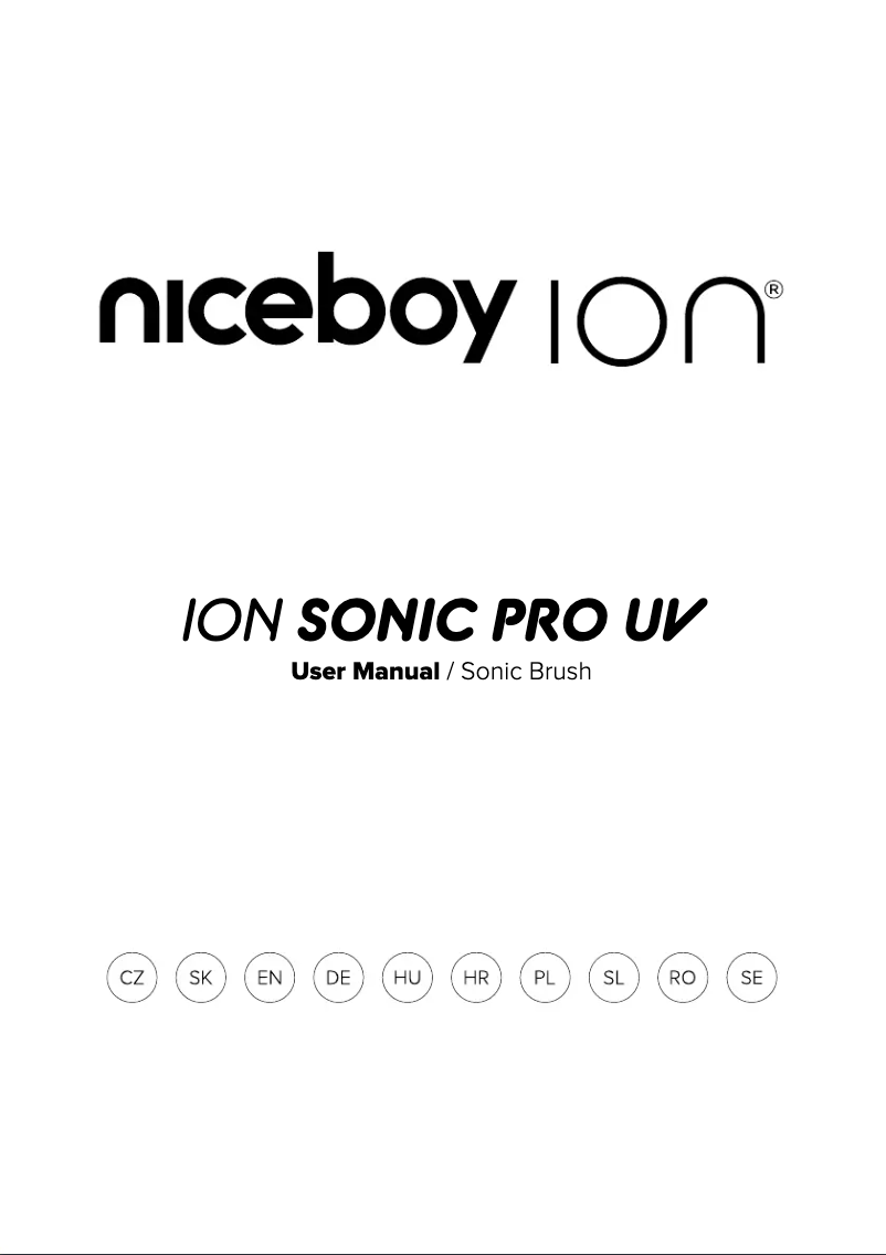 Page 1 de la notice Manuel utilisateur Niceboy ION Sonic Pro UV