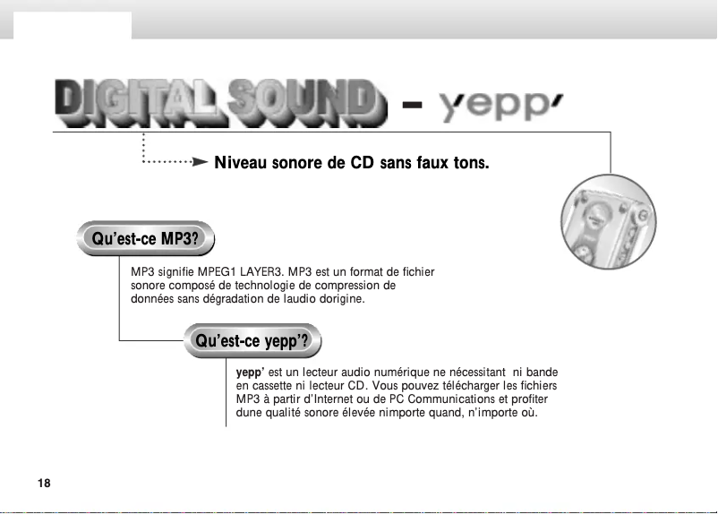 Page 1 de la notice Manuel utilisateur Samsung YP-NDU64SF