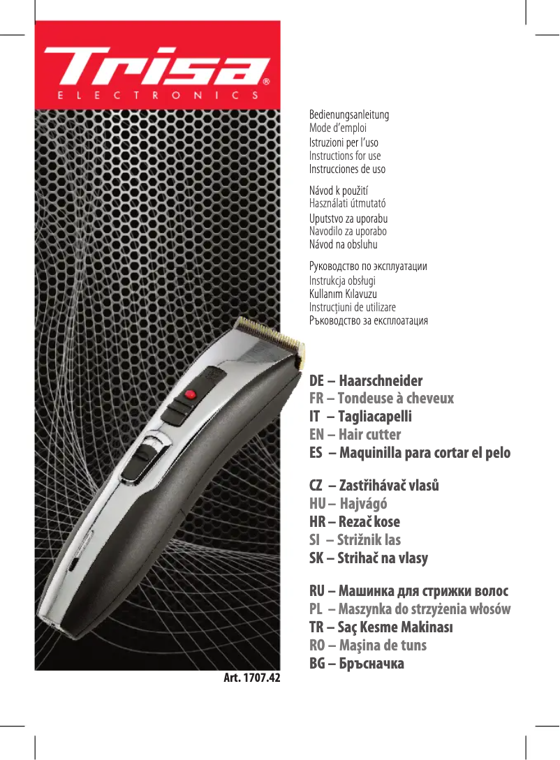 Page 1 de la notice Manuel utilisateur Trisa Power Cut