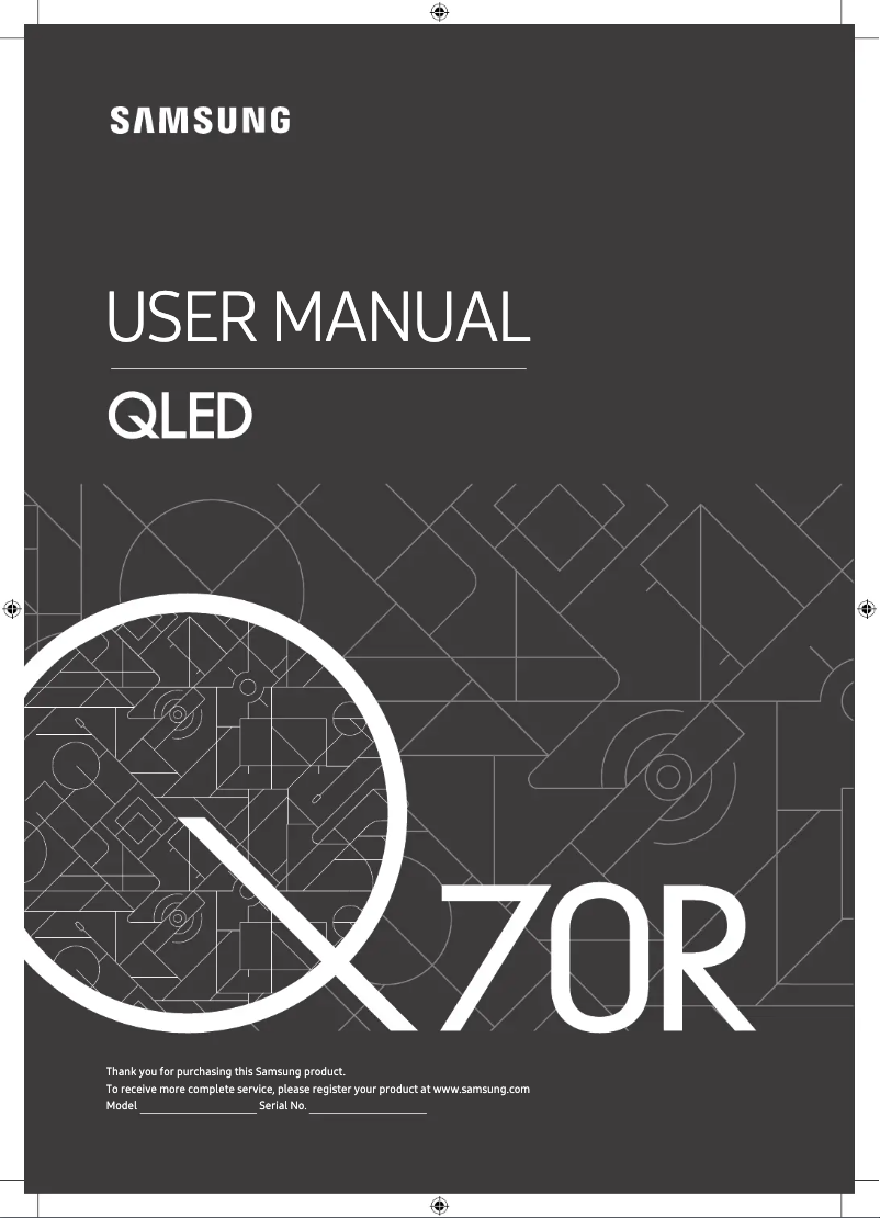 Página 1 del manual Manual de usuario Samsung QLED QE65Q70R