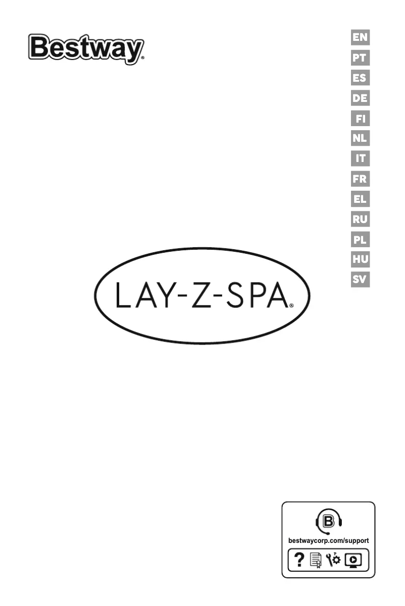Page 1 de la notice Manuel utilisateur Bestway Lay-Z-Spa 60057