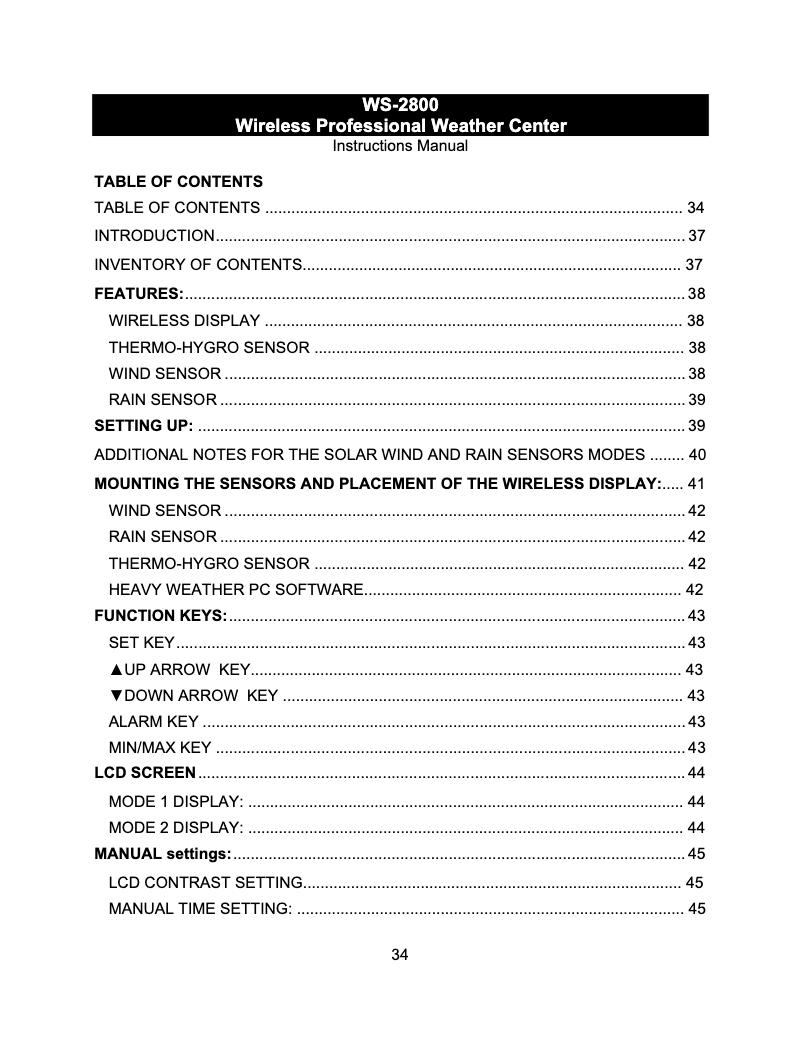 Página 1 del manual Manual de usuario TFA 35.1099. IT
