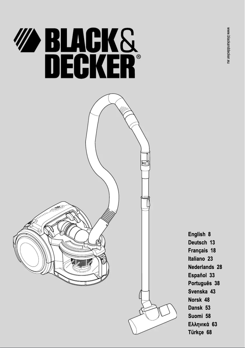 Página 1 del manual Manual de usuario Black & Decker VO1700