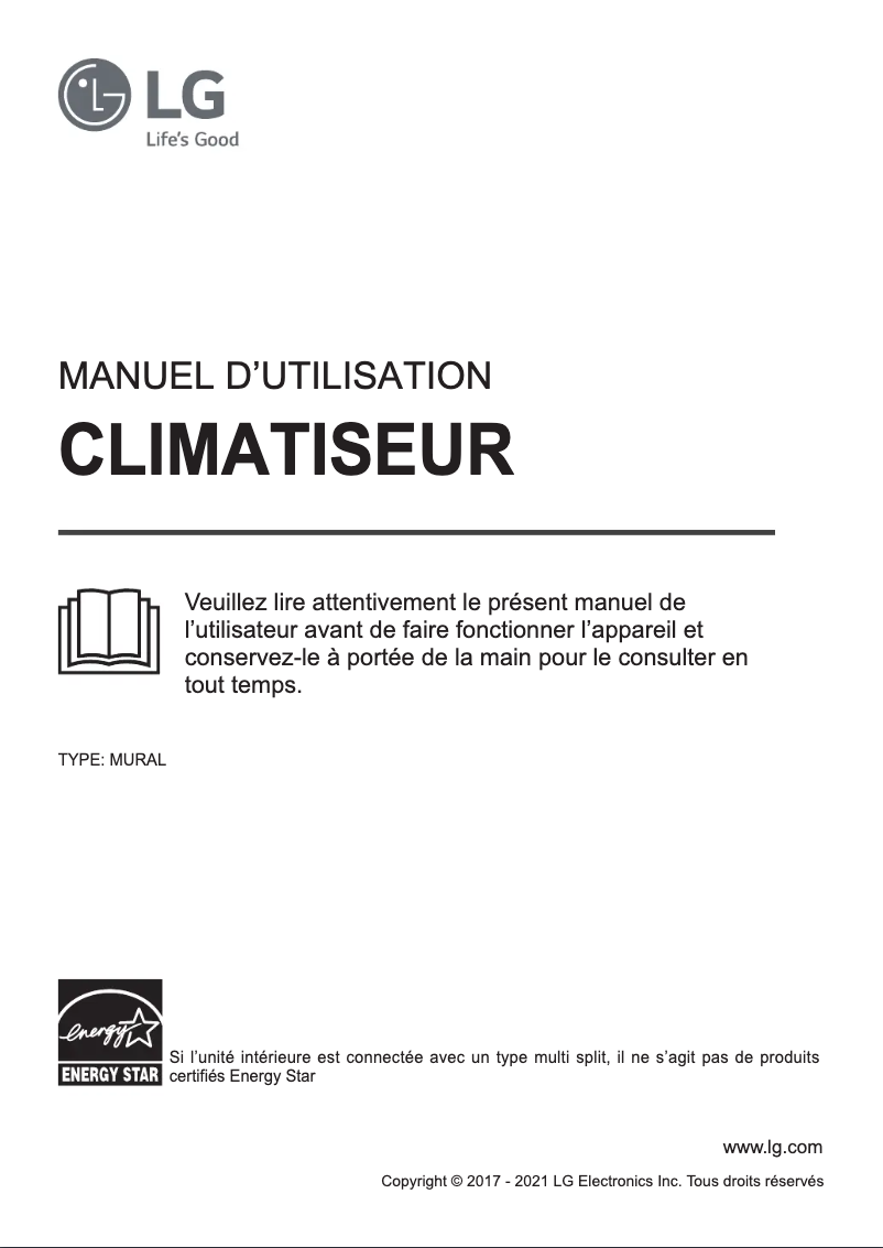 Page 1 de la notice Manuel utilisateur LG LSN180HSV5