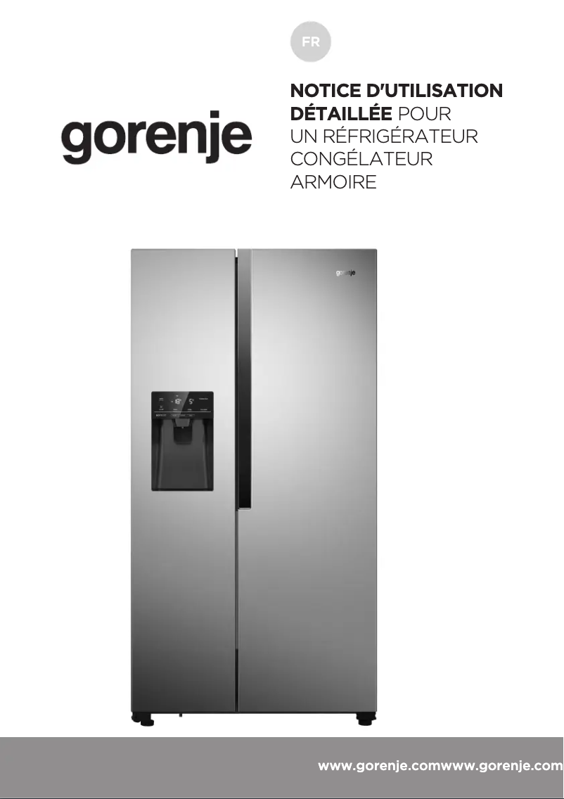 Página 1 del manual Manual de usuario Gorenje NRS918FVX