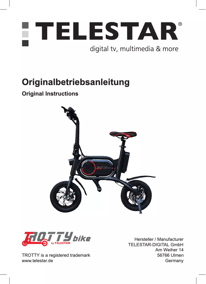 Página 1 del manual Manual de usuario Telestar Trotty