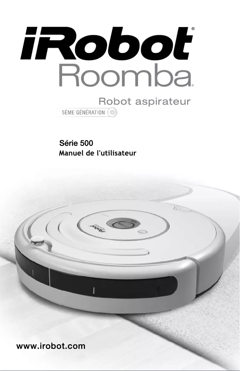 Page 1 of the manual User Manual iRobot Roomba 565