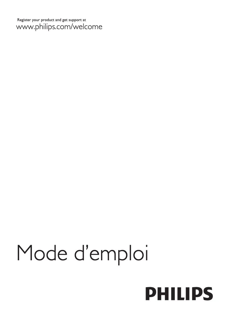 Image de la première page du manuel de l'appareil 37PFL6007K