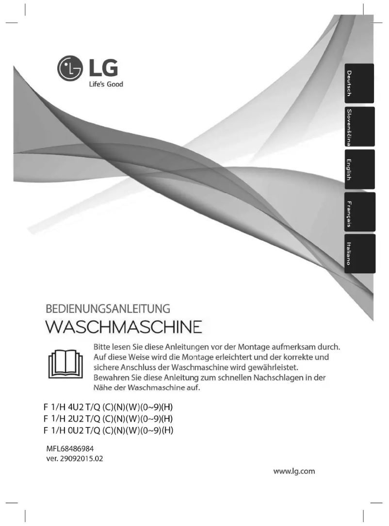 Page 1 de la notice Manuel utilisateur LG F14U2TCN2H