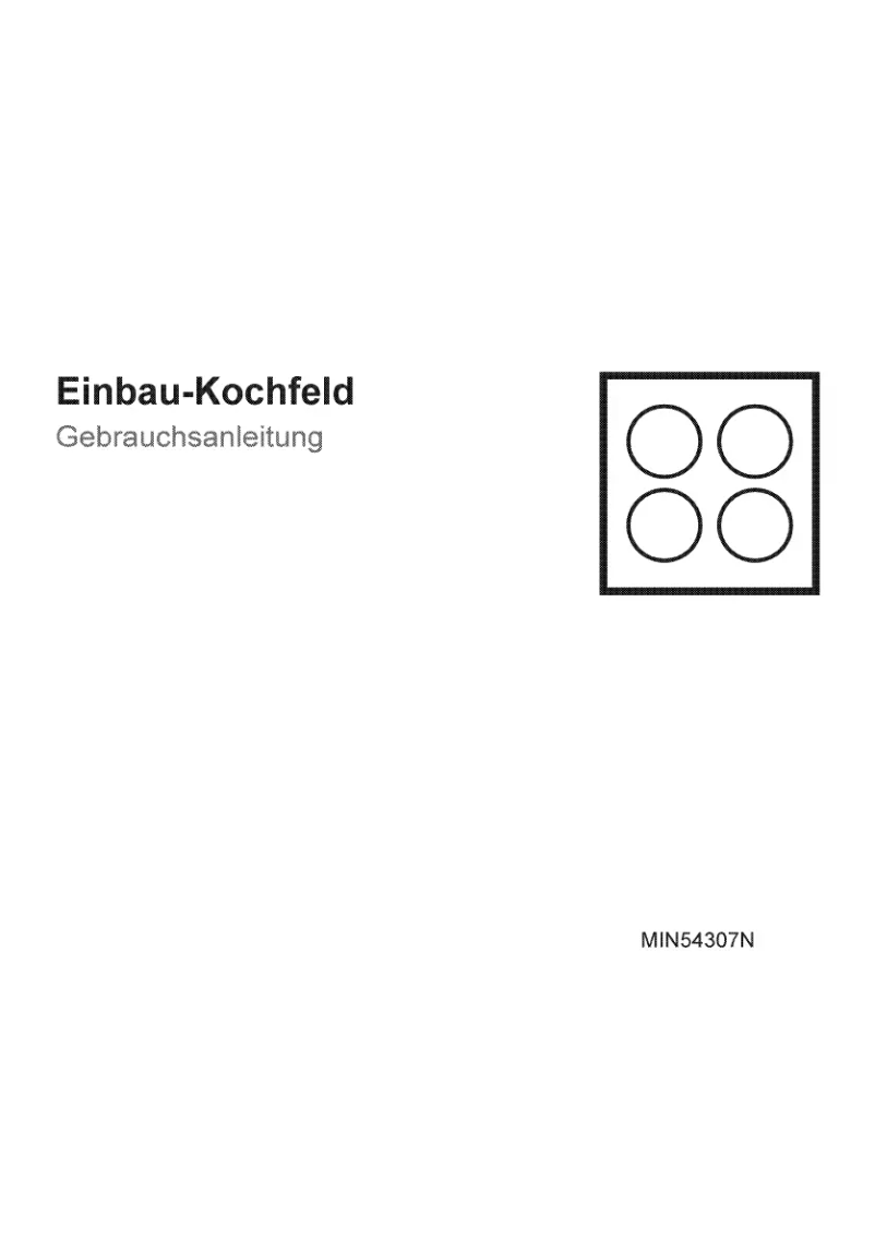 Página 1 del manual Manual de usuario Blomberg MIN54307N