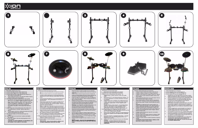 Page 1 de la notice Manuel utilisateur ION Drum Rocker Core