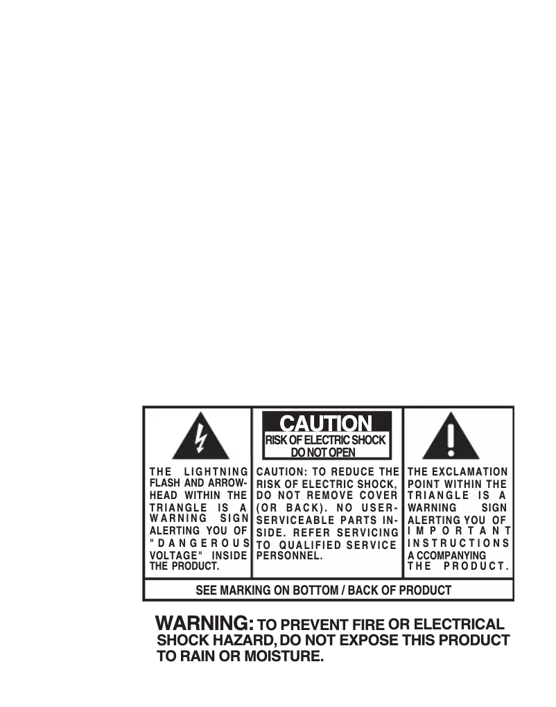 Página 1 del manual Manual de usuario RCA RP3703