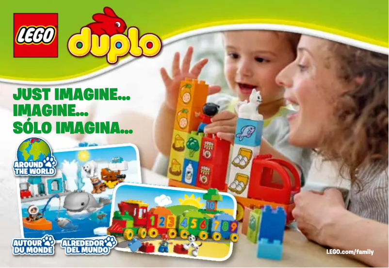 Page 1 de la notice Manuel utilisateur Lego Duplo 10809