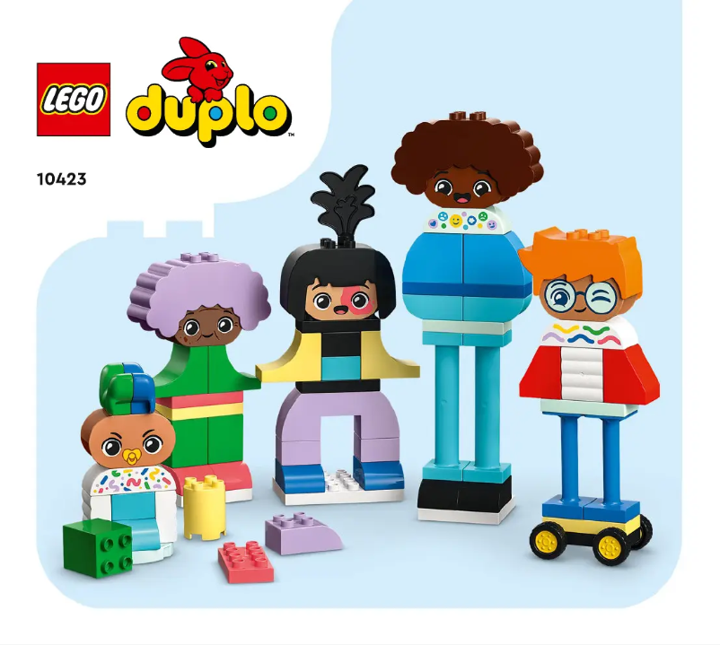 Page 1 de la notice Consignes visuelles Lego Duplo 10423