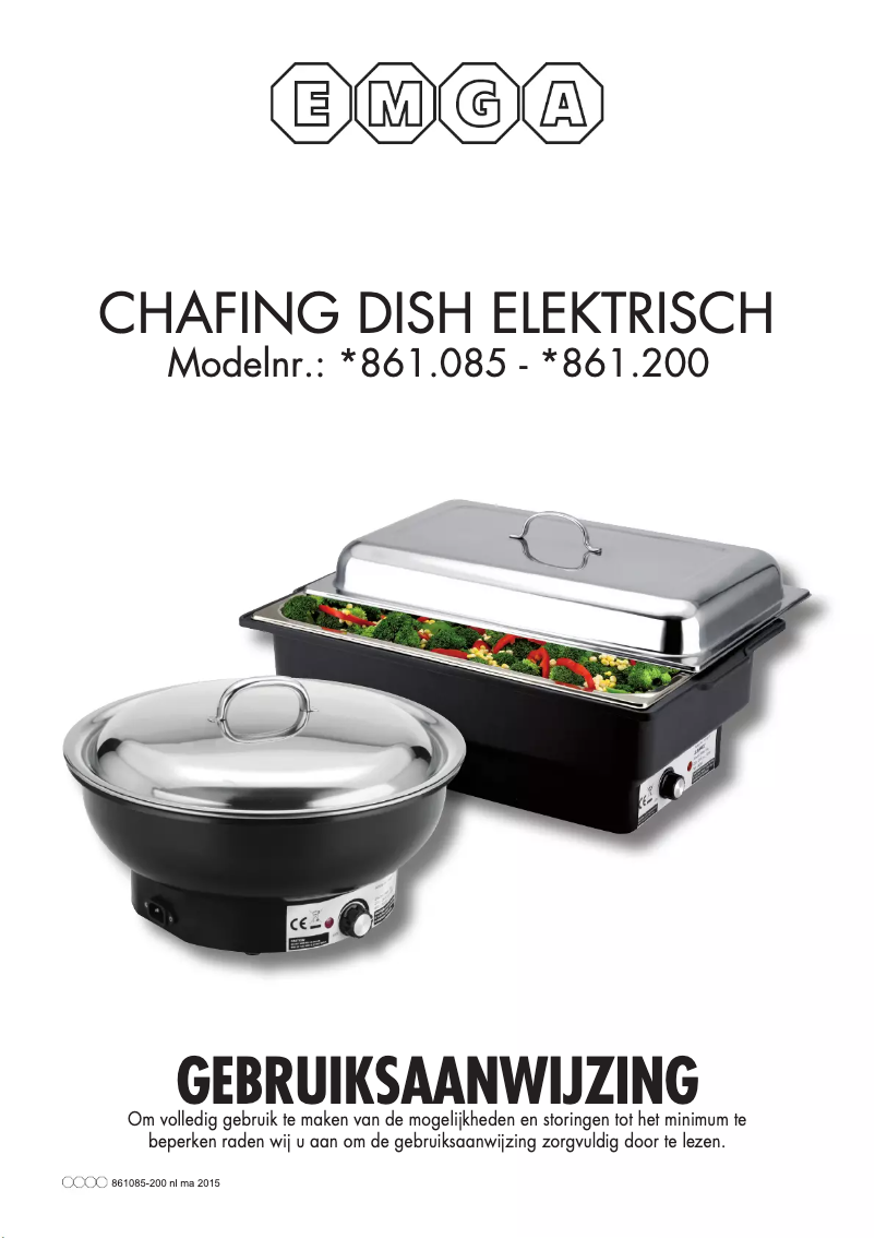 Page 1 de la notice Manuel utilisateur Emga 861085