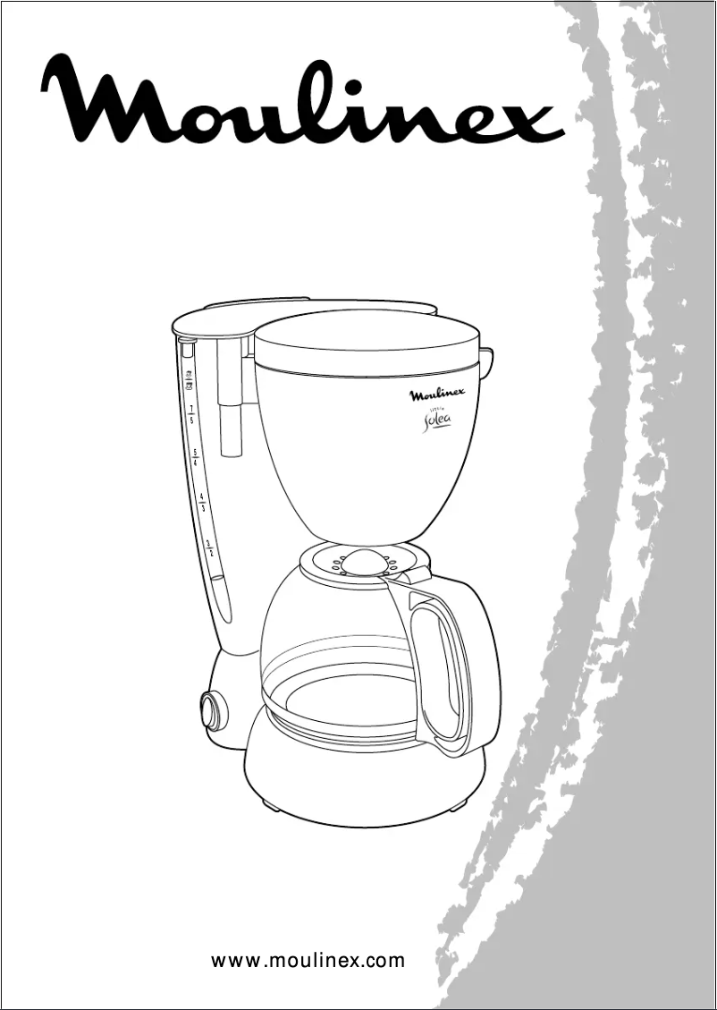 Page 1 de la notice Manuel utilisateur Moulinex Little Solea BCA141