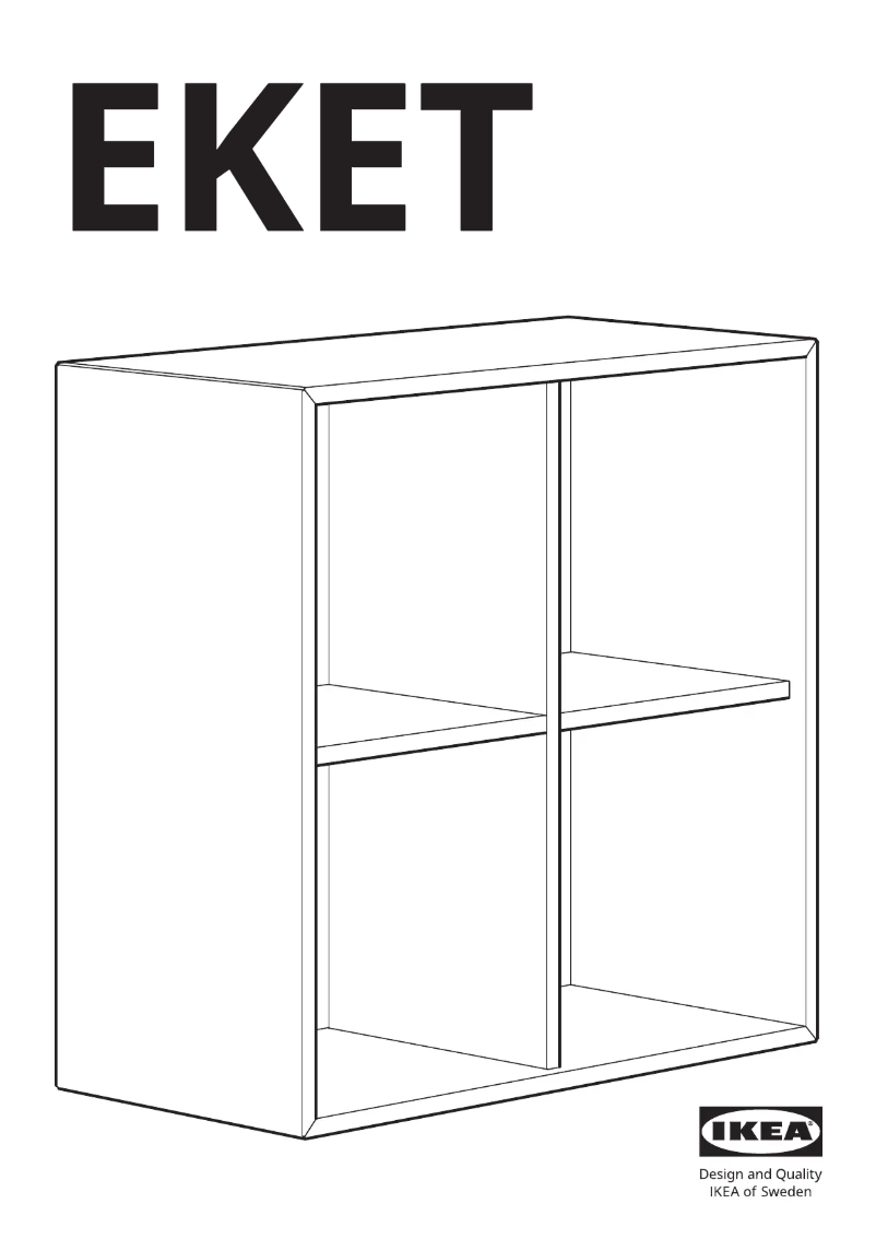 Page 1 de la notice Manuel utilisateur Ikea EKET 105.745.83
